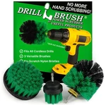 Drillbrush Green Kitchen 2IN, 4IN, 3.5IN Corner Brush, Medium. Fixed Price $30.66.