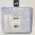 Rubbermaid D25206BL00 Super Stitch Blend Medium Blue 5" Band Mop Heads. Fixed Price $34.98.