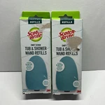 Tub & Shower Bathroom Swift Scrub Small Wand Refills By Scotch Brite Blue 2 Pk. Fixed Price $11.99.