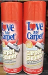 Pack Of 4 Love My Carpet Foaming Cleaner, 12 Oz, Self-cleaning Formula. Fixed Price $30.00.