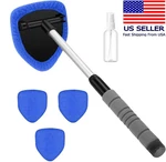 Windshield Cleaning Tool Kit Car Window Glass Wiper Cleaner Brush Pad Extendable. Fixed Price $6.99.
