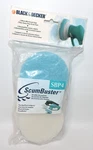 Black & Decker Scum Buster Refill Scrub SBP4, W/ 2 White Blue Pads, New. Fixed Price $19.45.