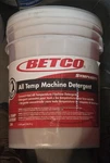 Betco All Temp Machine Detergent 5GAL. Fixed Price $109.00.