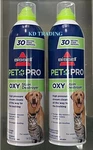 (2-PK) Bissell Pro Oxy Carpet Stain Odor Destroyer Permanent Remover Aerosol. Fixed Price $34.95.
