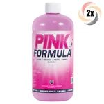 2X Bottles Pink Formula Glass Metal & More Cleaner 16OZ Fast Shipping!. Fixed Price $35.53.