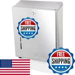 San Jamar Paper Dispenser Holds Multifold/c-fold Towels With Standard Key. Fixed Price $135.69.