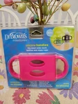 Dr. Brown's 100% Silicone Wide-neck Baby Bottle & Sippy Cup Handle, Pink. Fixed Price $10.99.