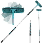 Telespro 30 Feet High Reach Window Squeegee With 6-24 Ft Extension Pole, Wind.... Fixed Price $102.56.