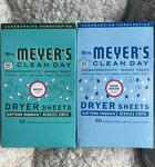 6 Mrs Meyers Dryer Sheets Rain Clean Or Basil Scent 480 Ct -pack Of. Fixed Price $45.00.