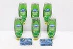 6 Dawn Antibacterial Hand Soap / Dishwashing Liquid Apple Blossom & 2 Sponges. Fixed Price $24.64.