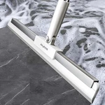 Rubber Broom For FLOOR,62" Long Handle Window Squeegee, Silicone Pet. Fixed Price $13.96.
