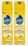 2PK Pledge Lemon Scent Furniture Polish 9.7 Oz. Clean Dust Shine Protect 72372. Fixed Price $26.68.
