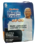 Mr. Magic Eraser Ultra Thick Multi Purpose Cleaner, 5 Pads, Longest Last. Fixed Price $14.99.