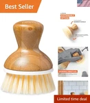 Bubble Up Bamboo Dish Brush Family Safe, Formaldehyde-free Ergonomic Palm Sc. Fixed Price $23.70.