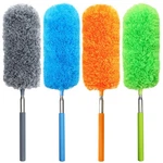 4 Pack Small Microfiber Feather Duster, With 13" To 30" Extendable Pole, Micr.... Fixed Price $35.23.