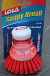 The Kosher Cook Lola Soapy Brush Red Dish Washing Dispenser Plastic Bristle. Fixed Price $7.00.