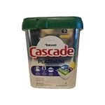 Cascade Platinum Dishwasher Pods, Detergent, 62 Count (pack Of 1). Fixed Price $19.99.
