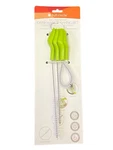 Full Circle The Little Sipper Drinkware Cleaning Set 2 Straws, Lid Brush, 1NIB. Fixed Price $13.98.
