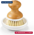 Subekyu Bamboo Brush, Kitchen Scrubber Natural Wooden Dishwashi. Fixed Price $12.48.