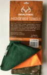 New Realtree Lifeline Microfiber Towels - 3 Pack Green, Orange, & Camo Usa. Fixed Price $9.95.