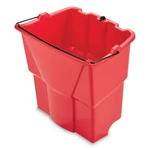 Rubbermaid Commercial Wavebrake 2.0 Dirty Water Bucket, 18 Qt, Plastic, Red. Fixed Price $42.68.