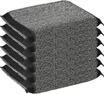 Steel Wool Sponges Kitchen, Reusable Dish Scrubber 6 Pack Black. Fixed Price $13.48.