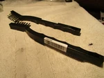 (2) 7" Handle 1/2" S/s Bristle Toothbrush Style Utility. Fixed Price $15.00.