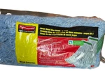 (two) Rubbermaid Large Commercial Mophead, Blue Loop Ends Quick Change Style. Fixed Price $9.99.