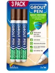 Grout Pen Brown Tile Paint: Waterproof, Narrow 5MM Tip (7ML) - 3 Pack. Fixed Price $29.97.