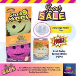 Scrub Mommy- Box Colors 6 Pack 1 Daddy Caddy Sponge Holder+ Free Bonus. Fixed Price $14.97.