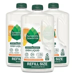 Seventh Generation Hand Dish Wash Refill, 50 Fl Oz (pack Of 3), White. Fixed Price $34.28.