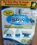Hurricane Spin Scrubber Replacement Heads. Fixed Price $7.20.
