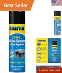 Rain-x 5080233 2-IN-1 Glass Cleaner Plus Repellent, 18 Ounce Blue. Fixed Price $9.99.