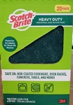 Nib 3M Scotch Brite Heavy Duty 6" 9" Scouring Pads Big 20 Pack Box. Fixed Price $22.34.