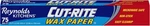 Reynolds Cut-rite Wax Paper, 75 Square Foot Roll Count (pack Of 1), Green. Fixed Price $5.95.