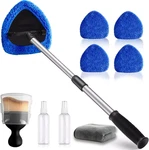 Car Windshield Cleaning Tools, Expandable Window Cleaner Kit With 4 Reusable. Fixed Price $15.40.