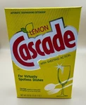 Vtg Cascade Lemon Dishwashing Detergent 50 Oz Powder Prop 1992 75% Full. Fixed Price $29.99.