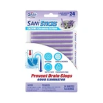 Sani 360 Sticks Drain Cleaner And Deodorizer, Lavender Scent, 24 Count. Fixed Price $14.98.