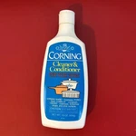 Vintage Corning Cleaner & Conditioner Polish 16 Oz Bottle Discontinued 70% Full. Fixed Price $13.02.
