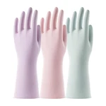 Cooljob 3 Pairs Colorful Household Gloves With Cotton Liner & Non-slip Grip, .... Fixed Price $23.60.