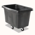 Rubbermaid Commercial 4608BLA 300 Lb Capacity 59 Gal Plastic Cube Truck New. Fixed Price $484.54.