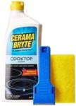 Cerama Bryte 28 Oz Ceramic Cooktop Cleaner Scraper And 5 Pads Combo Kit. Fixed Price $26.49.