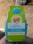 3M 560-6 Scotch-brite Non-scratch Tub & Tile Scrubber Refill 1CT New Bathroom. Fixed Price $8.99.