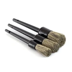 3PCS Natural Boar Hair Car Detailing Brush Set Soft Bristle Cleaning Kit Wheel. Fixed Price $8.06.