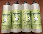 Lot Of 4 - Mrs Meyer's Iowa Pine Scent Dish Soap. Limited Edition Seasonal. Fixed Price $19.95.