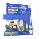 Ettore 8-INCH All Purpose Window Squeegee With Lifetime Silicone Rubber Blade. Fixed Price $12.00.