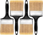 Paint Brushes, 4-INCH, Pack, Flat For Walls, Black.. Fixed Price $16.49.