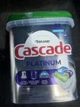 Cascade Platinum Actionpacs Dishwasher Detergent With Dawn 62 Count. Fixed Price $22.99.