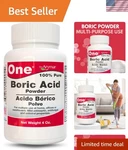 Boric Acid Powder Eco-friendly Multipurpose Cleaner, 4OZ Granular Formula. Fixed Price $11.99.