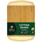 Royal Craft Wooden Cutting Boards For Kitchen Meal 18"L X 12"W, Two-tone. Fixed Price $29.87.